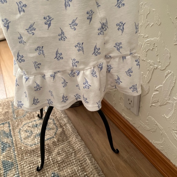 Eileen West Nightgown with Blue Floral Accents - Picture 5 of 16